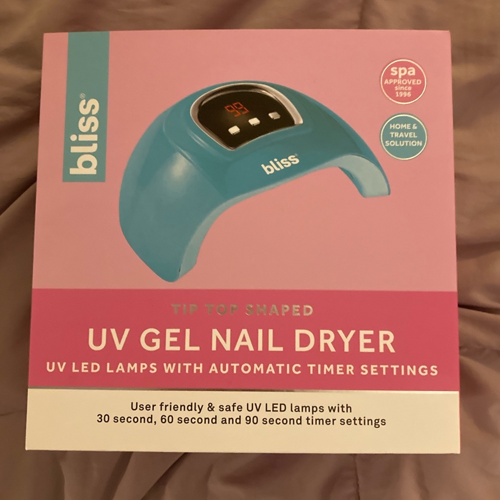 Bliss Pink and Blue UV Gel Nail Dryer